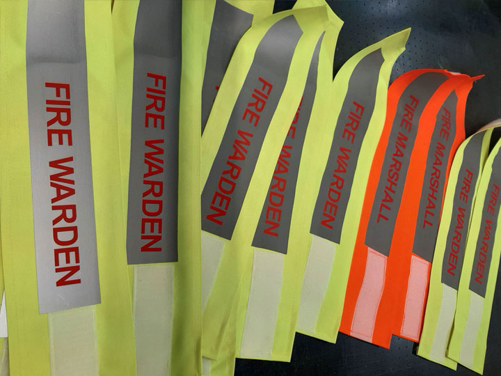 Screen printed hi vis