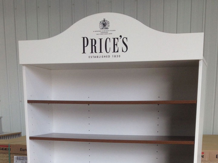 Screen printed point of sale