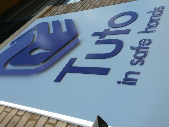 Custom exterior Signage