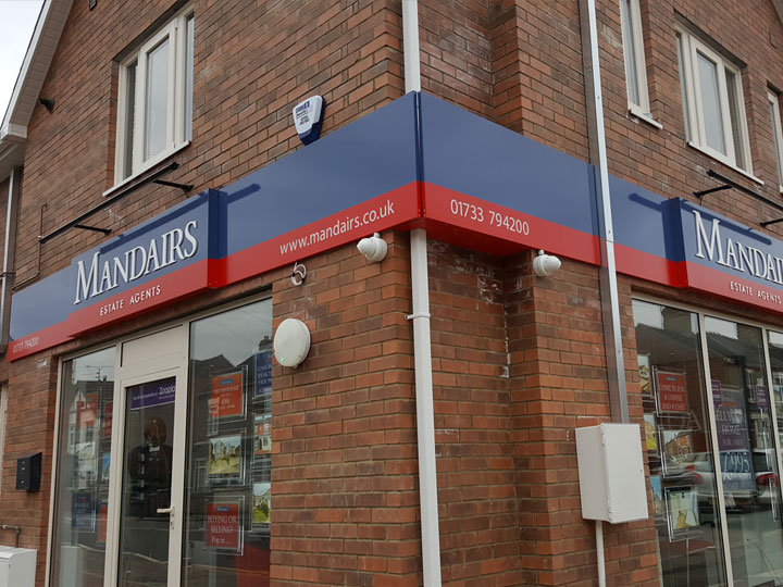 Estate agent fascia signage