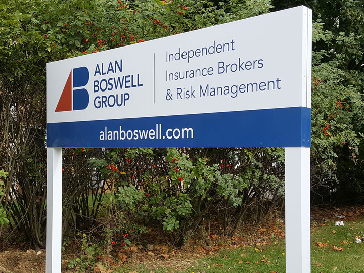 Exterior business signage