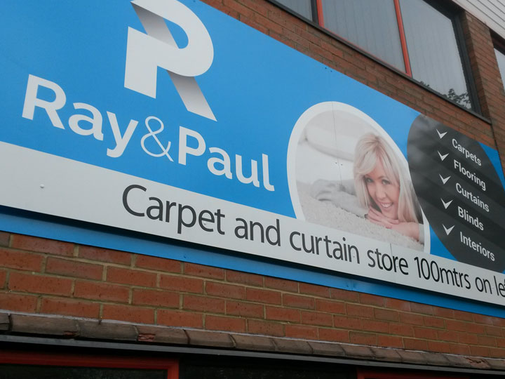 Exterior business signage