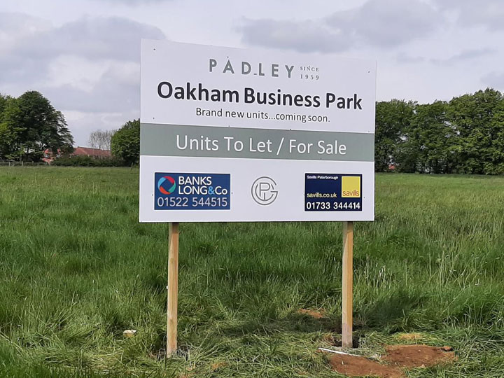 Letting signage