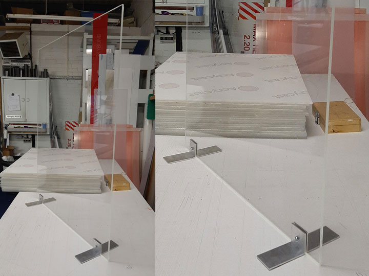Plexi screen signage
