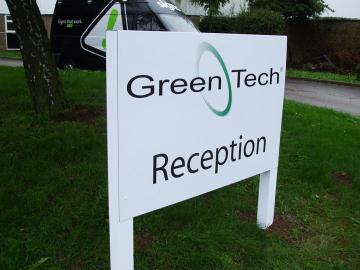 Reception signage
