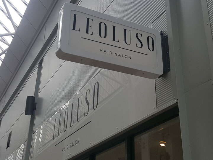 Salon signage