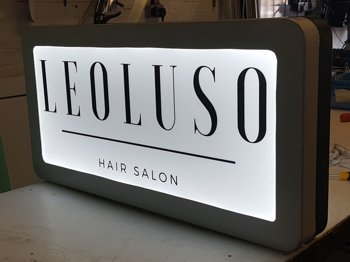 Salon signage