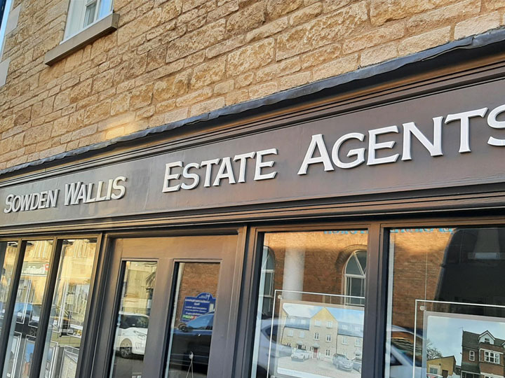 Shop fascia signage