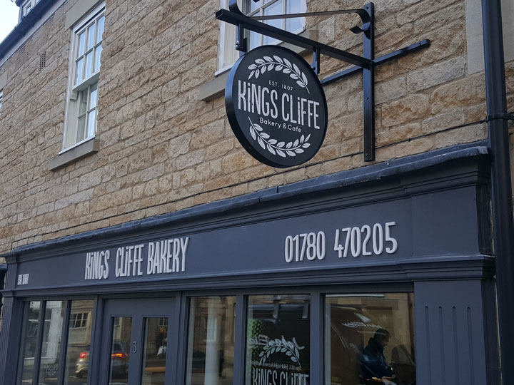 Shop fascia signage