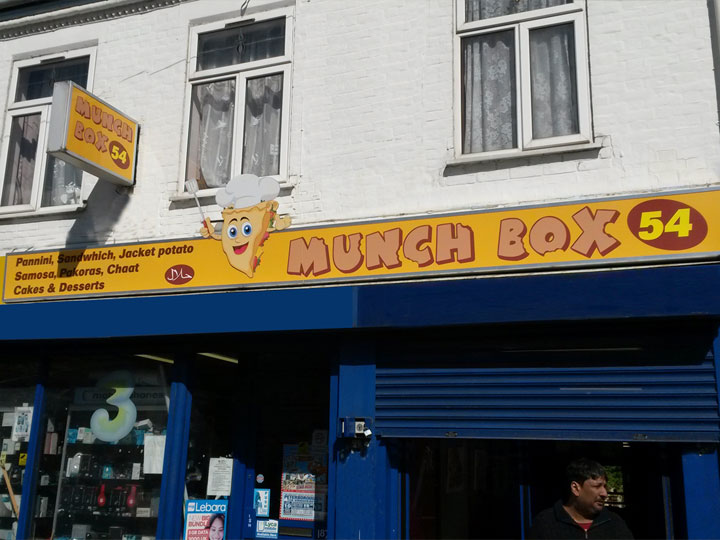 Shop fascia signage