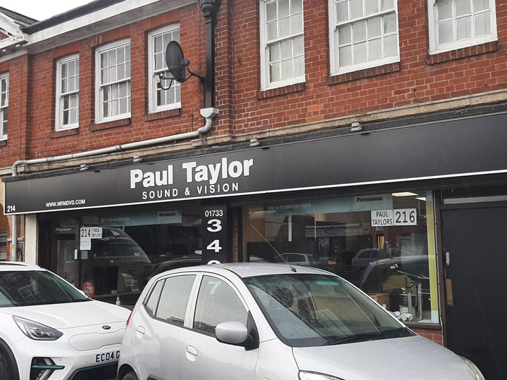 Shop fascia signage