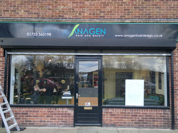 Shop fascia signage