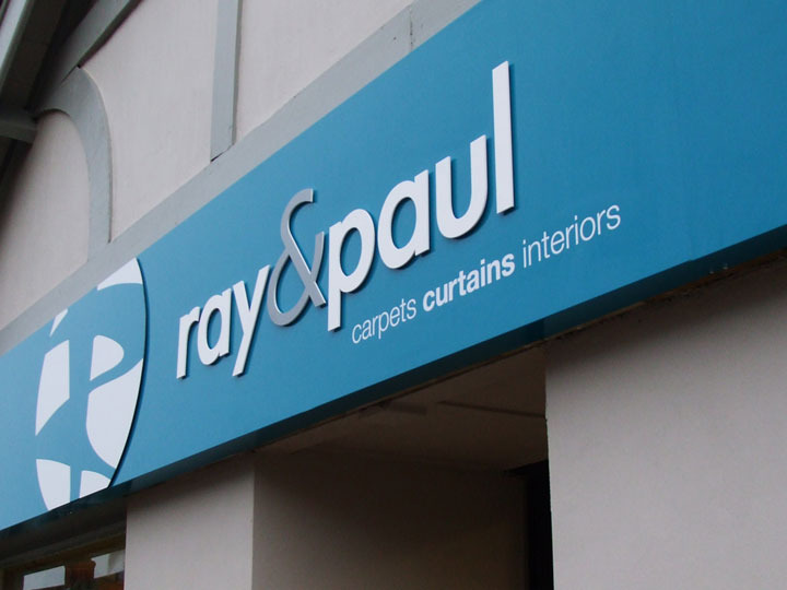Shop fascia signage