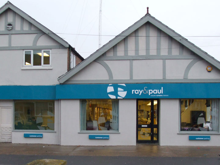 Shop fascia signage