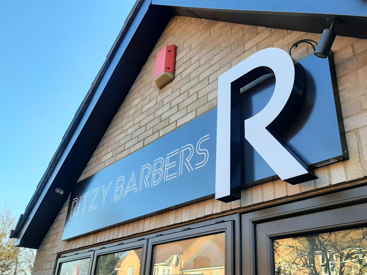Shop fascia signage