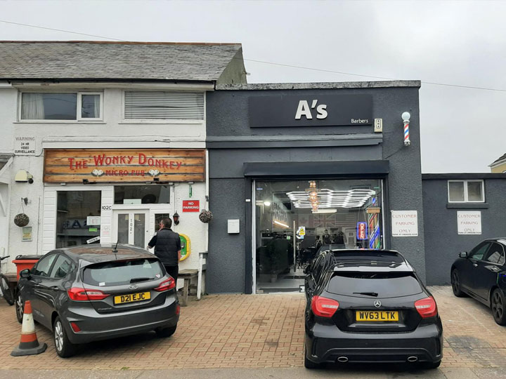 Shop fascia signage