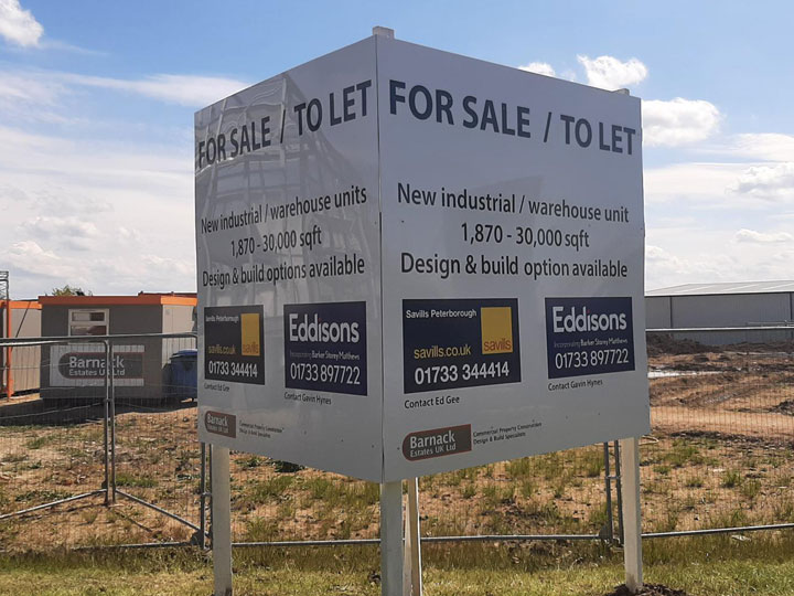 Site board signs