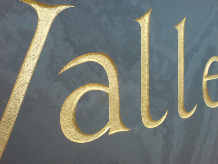 Slate sign
