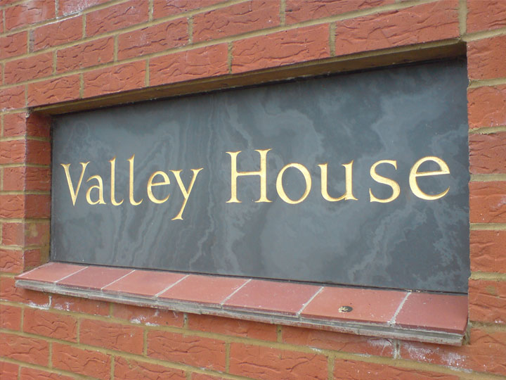 Slate sign