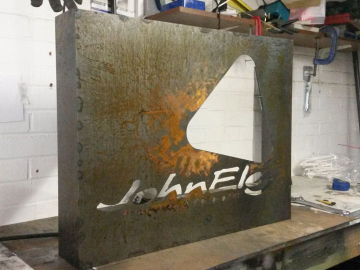 Steel signs