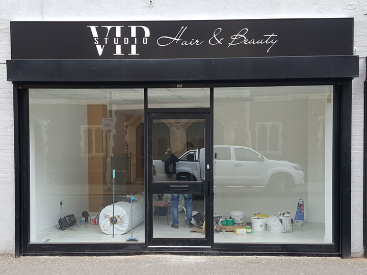 VIP Studio signage