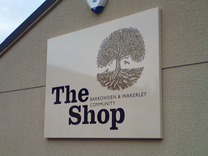 Wall signage