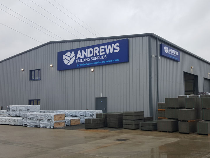 Warehouse signage
