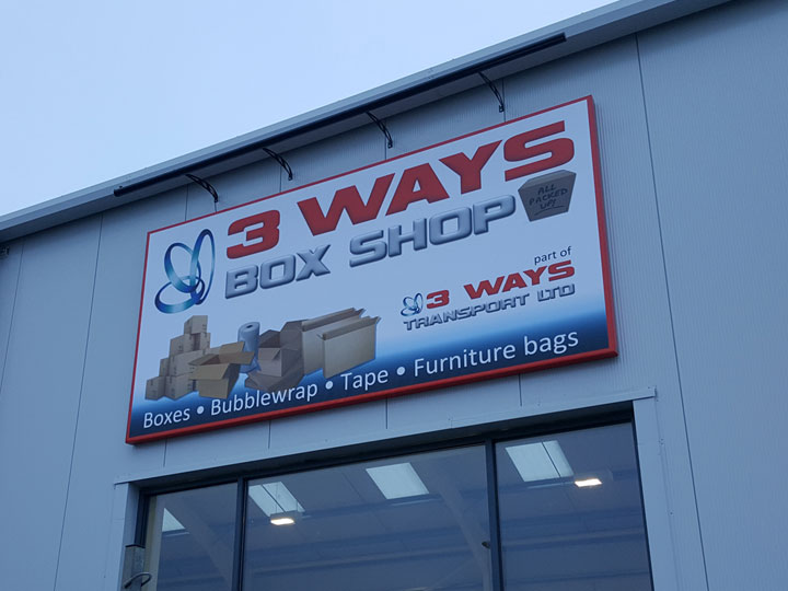 Warehouse signage