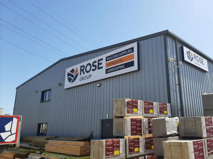 Warehouse signage