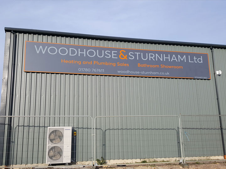 Warehouse signage