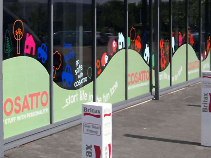 One Way Vision window graphics