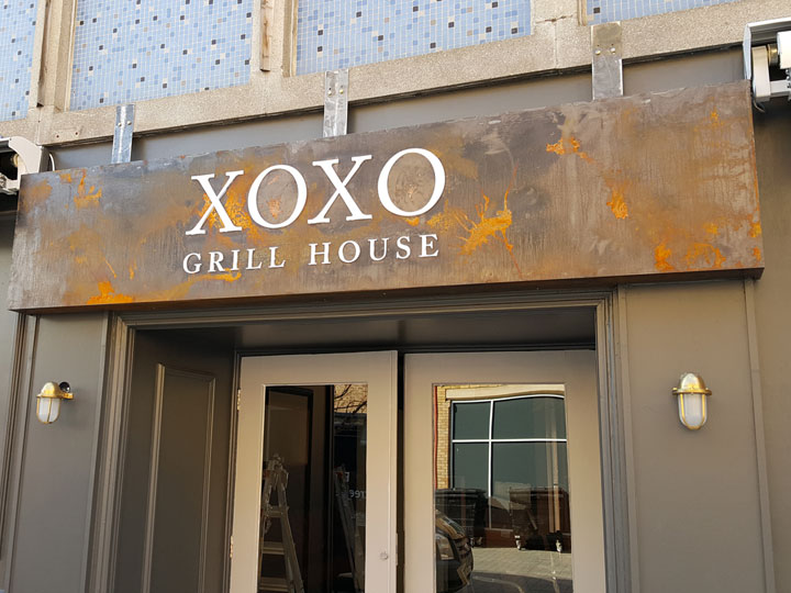 Illuminated outdoor signage