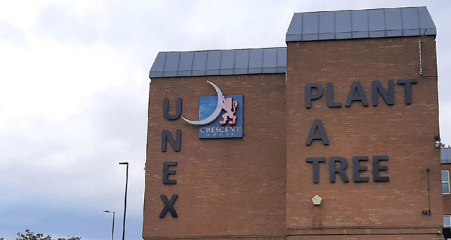 Plant a tree signage