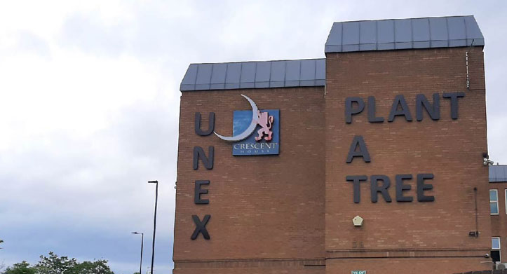 Plant a tree signage