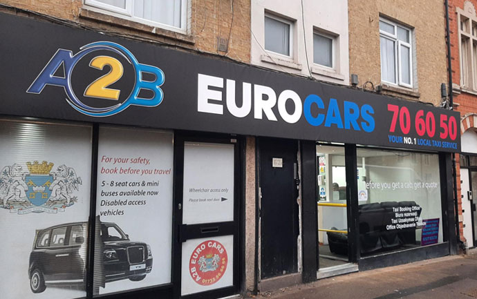 A2B signage