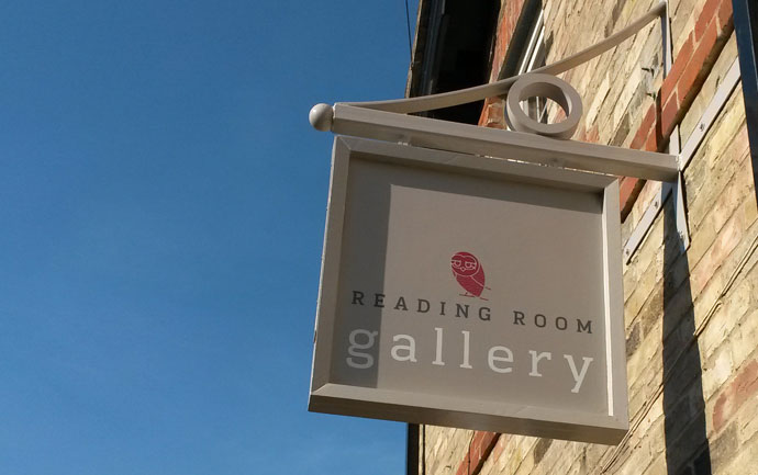 Reading Room Gallery Signage