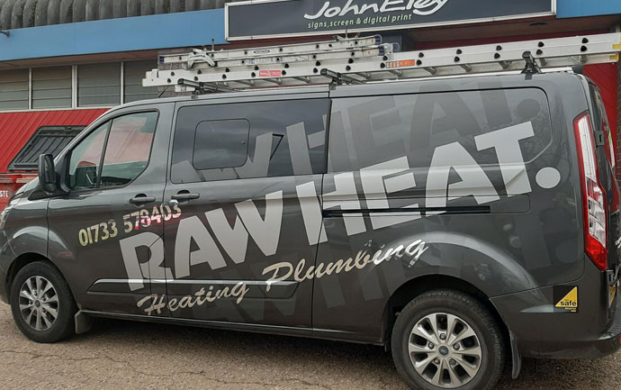 Heating & Plumbing vehicle graphics