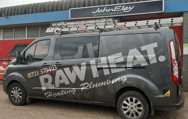 Heating & Plumbing vehicle graphics