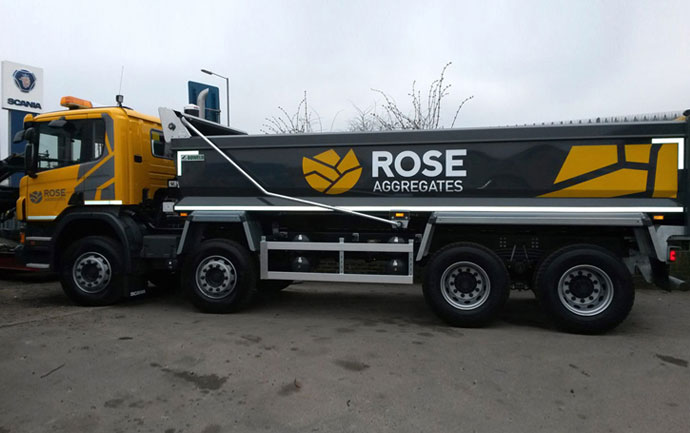 Truck fleet livery